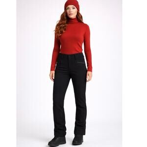 Burton Women’s Softshell Performance Pants Black – Zip Pockets – Size Medium